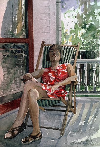 Porch Sitter  1975 16x12.jpg